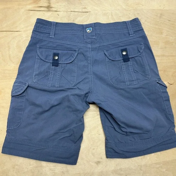 Kuhl Women's SPLASH Size 2 Cargo Shorts 10' Navy  Hiking Shorts - Picture 6 of 11